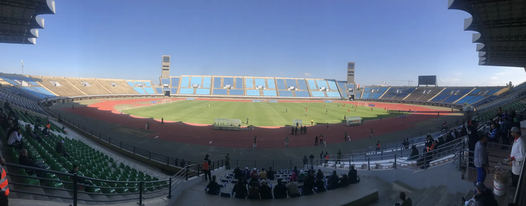 Le Complexe sportif de Fès un jour de Botola, en novembre 2018.