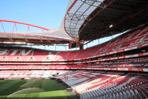 L'intérieur de l'Estádio da Luz, en août 2019.