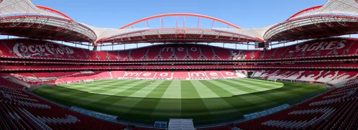 Panorama de l'Estádio da Luz, en juillet 2009.