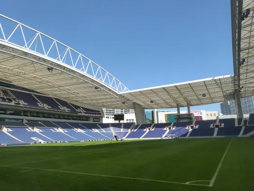 L'Estádio do Dragão vu depuis le virage.