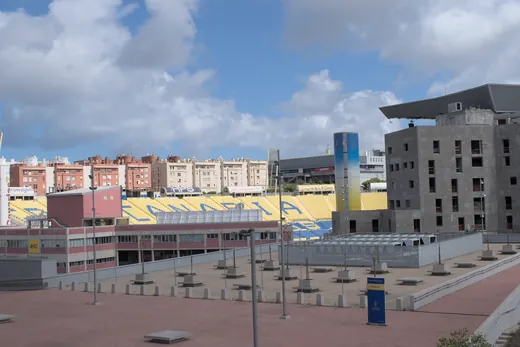 L'Estadio de Gran Canaria vu de l'extérieur, en juin 2022.