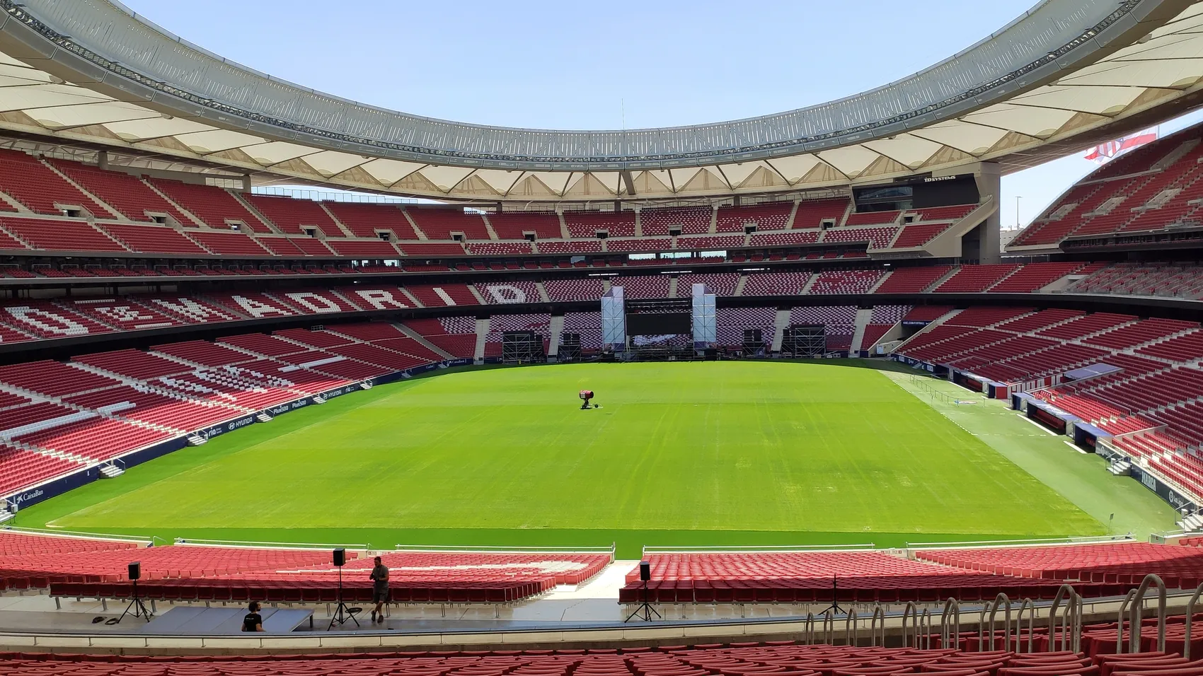 Le Metropolitano de Madrid, en juillet 2021.