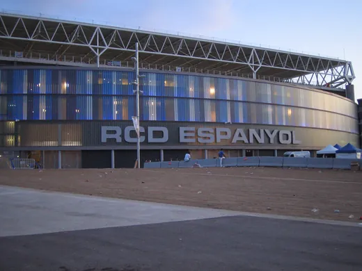 Le stade de l'Espanyol le jour de son inauguration, en août 2009.