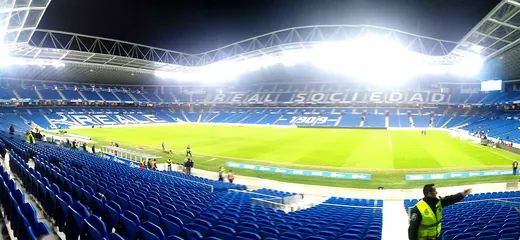 La Reale Arena après travaux, en février 2020.
