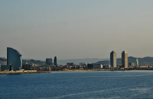 La plage de la Barceloneta, en juillet 2013.