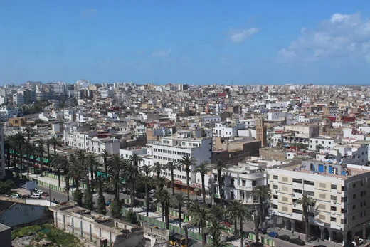 Une rue de Casablanca, en juillet 2022.