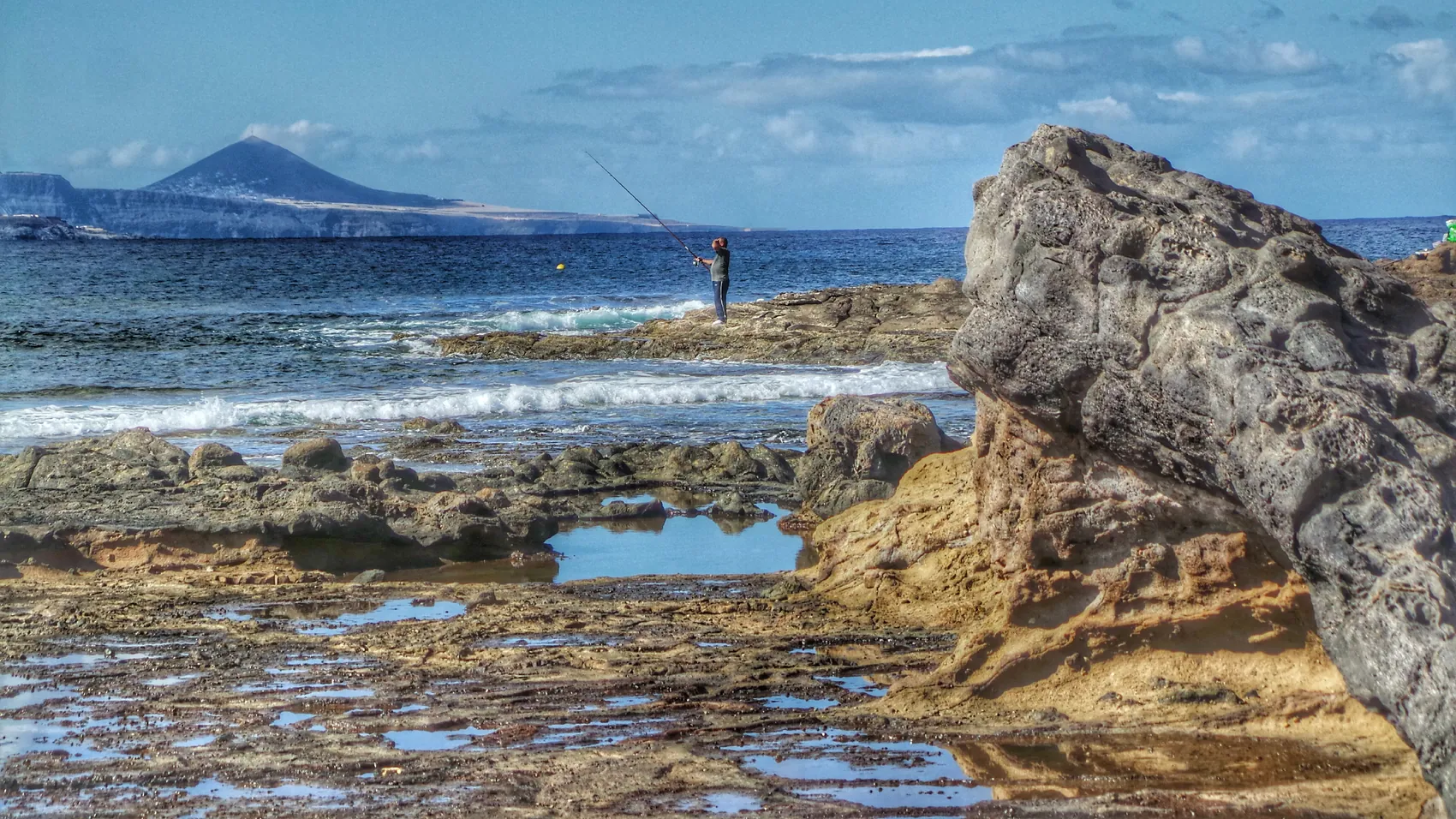 La plage du Confital, à Las Palmas de Gran Canaria, en janvier 2015.