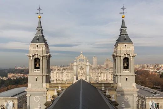 La cathédrale de l'Almudena, à Madrid, en décembre 2014.