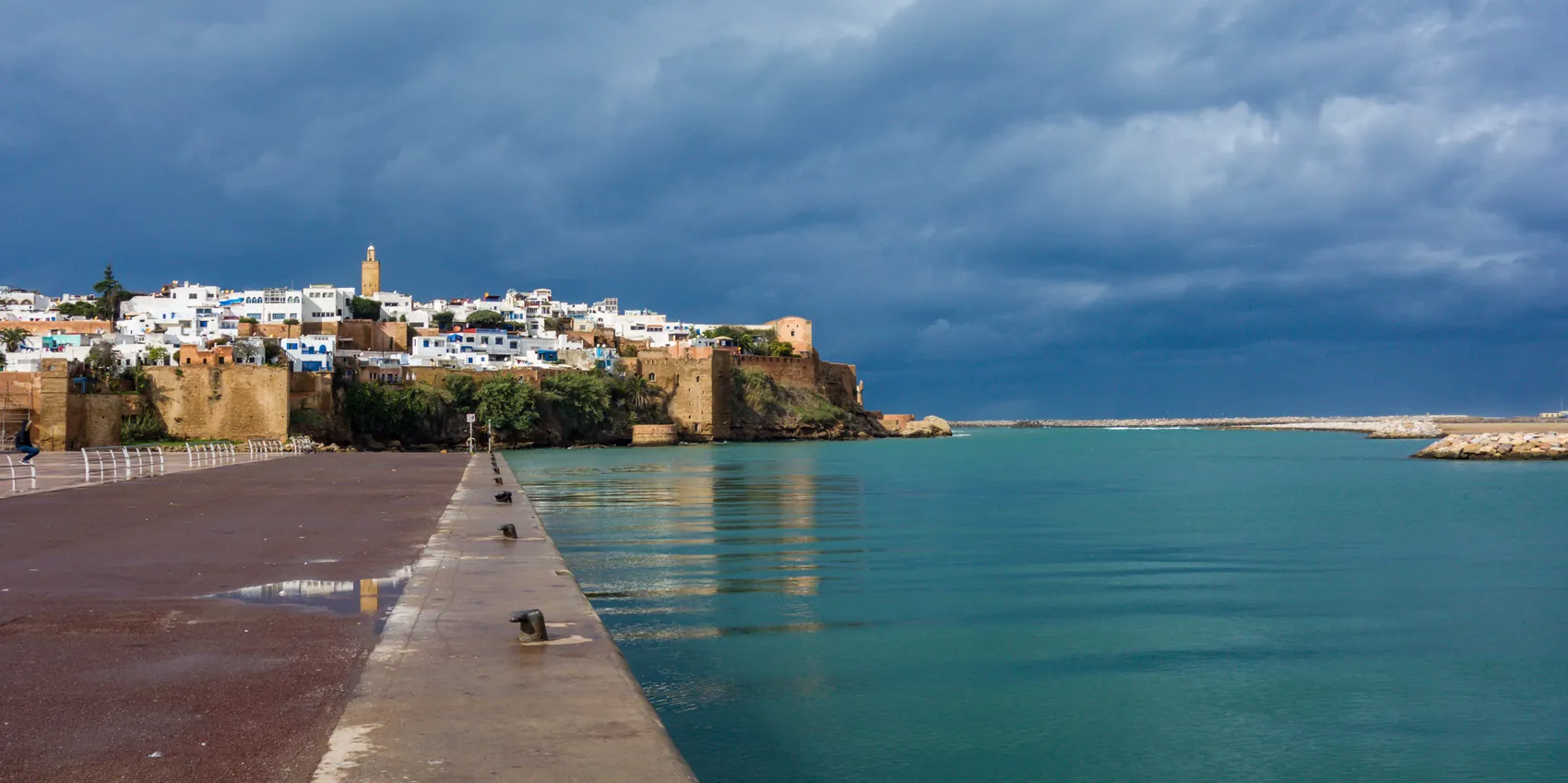 Le front de mer de Rabat, en novembre 2016.