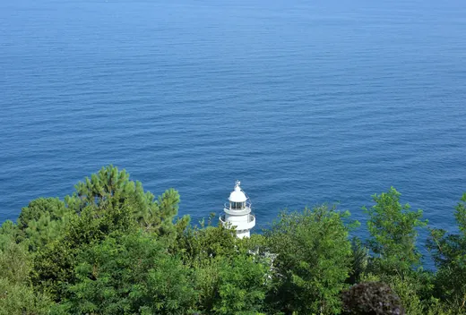 La baie de la Concha vue du mont Igueldo, en août 2020.