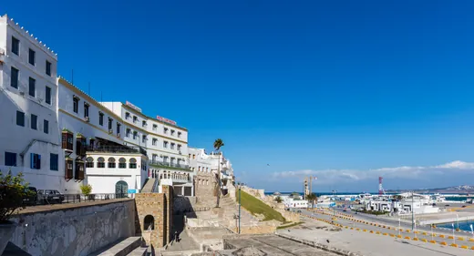 L'Hôtel Continental, dans la médina de Tanger, en décembre 2015.